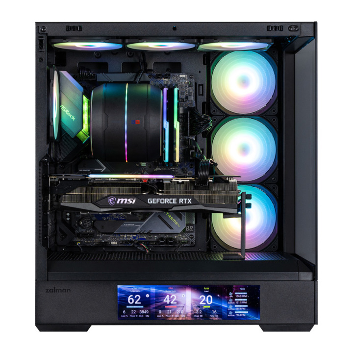 ZALMAN P40 DS ATX MID TWR BLAC