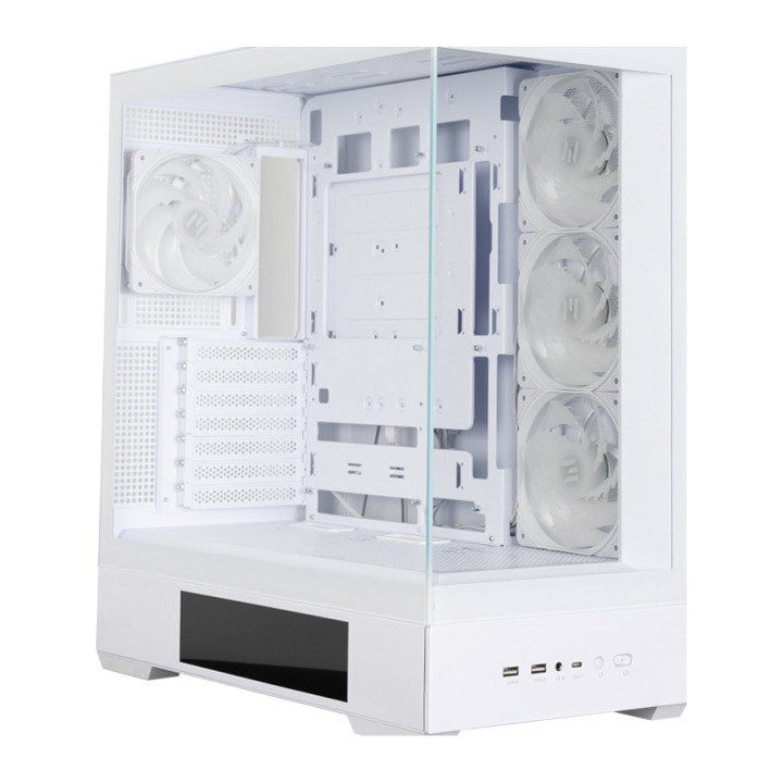 ZALMAN P40 DS ATX MID TWR WHIT