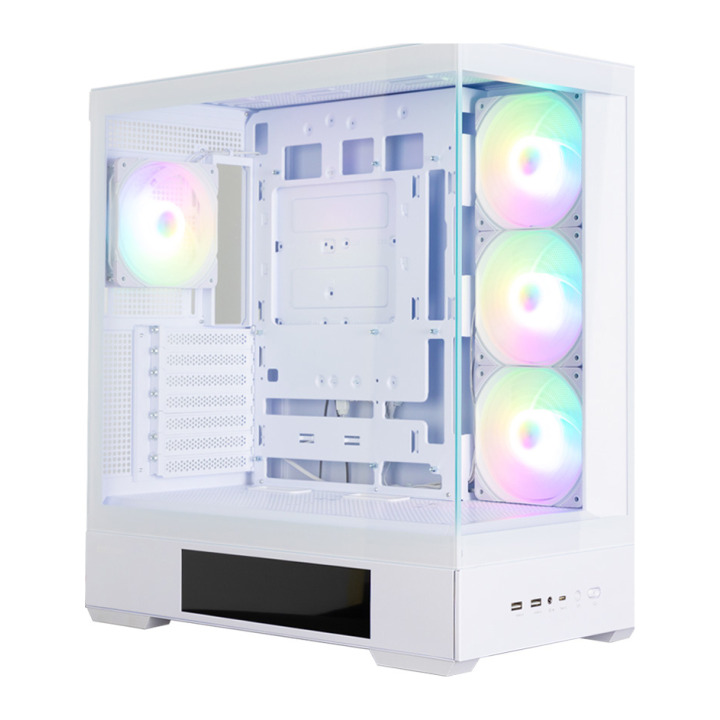 ZALMAN P40 DS ATX MID TWR WHIT