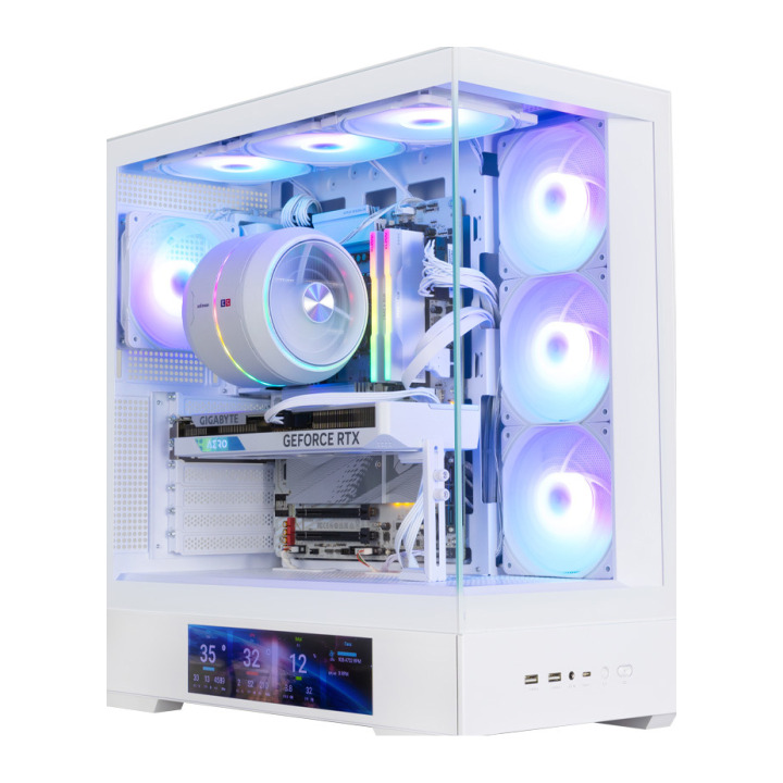 ZALMAN P40 DS ATX MID TWR WHIT