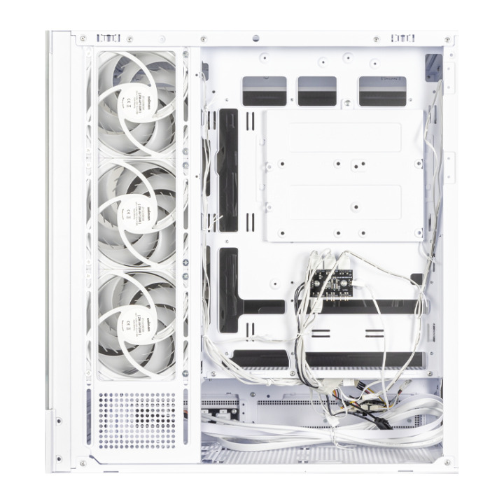 ZALMAN P40 DS ATX MID TWR WHIT