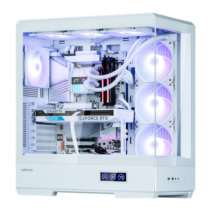 ZALMAN P50 DS ATX MID TWR WHIT