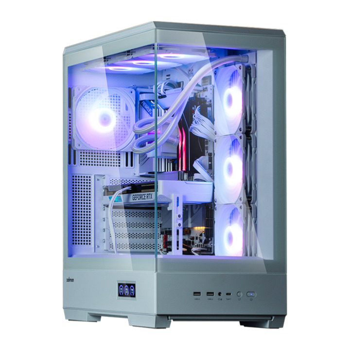 ZALMAN P50 DS ATX MID TWR WHIT