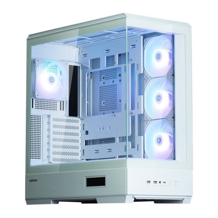 ZALMAN P50 DS ATX MID TWR WHIT