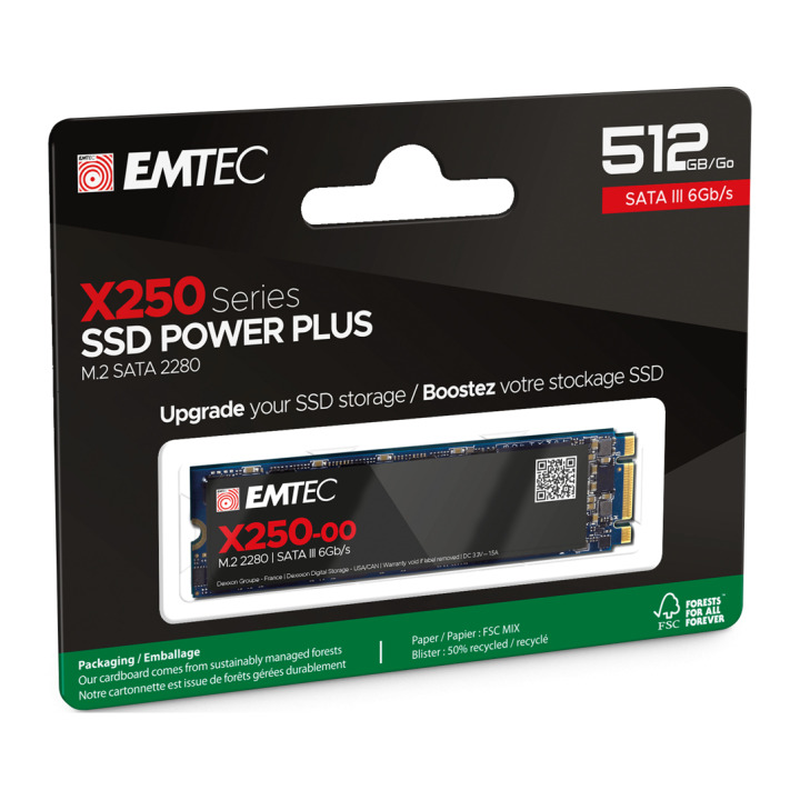 EMTEC SSD X250 512G M2 SATA