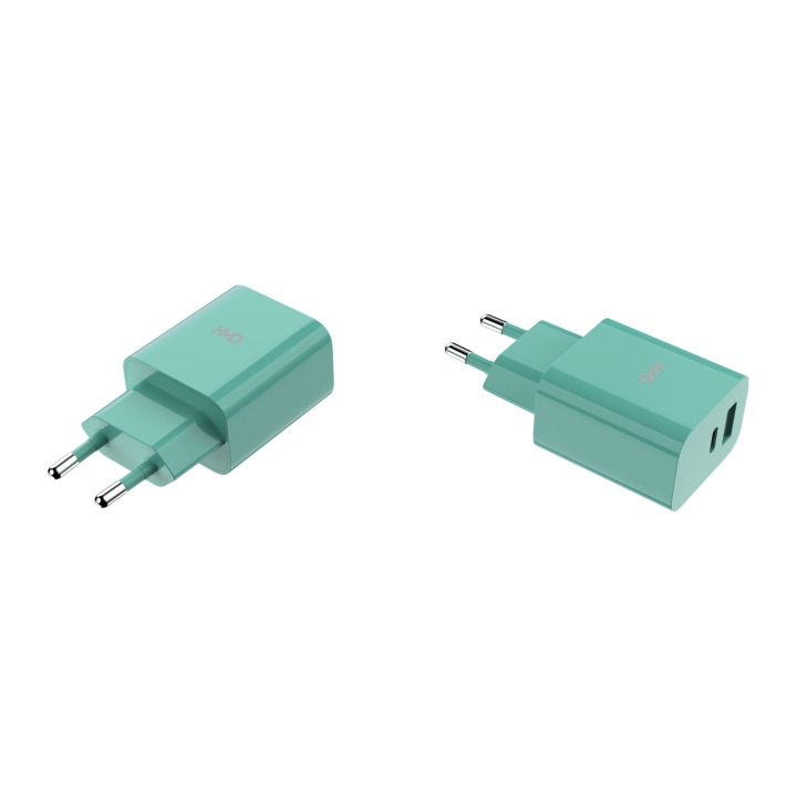 HMD DUAL PORT CHARG 30W GREEN