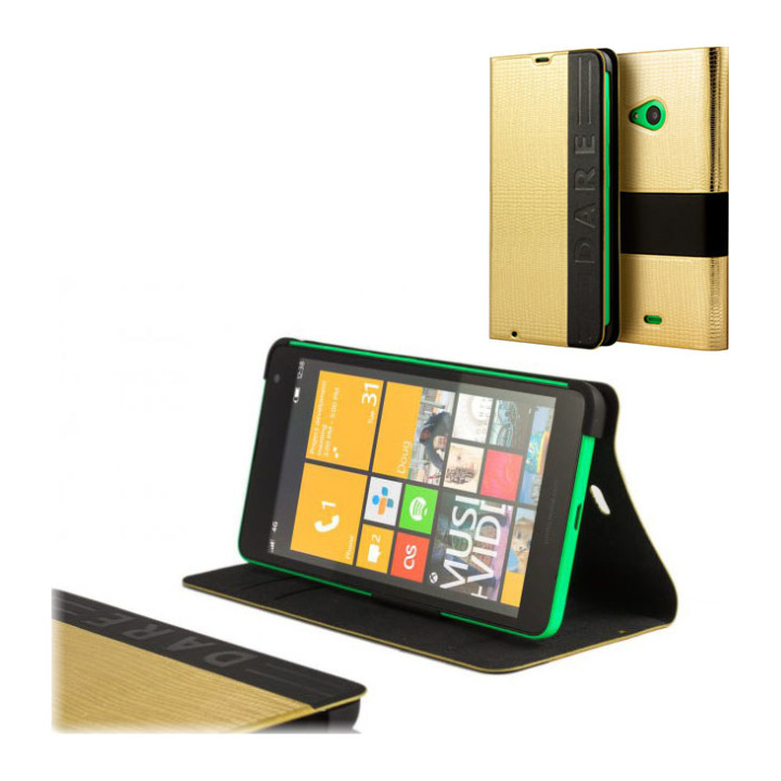 Nokia FLIP COVER LUMIA 535 GOLD SKIN