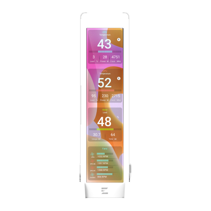 ZALMAN ZM-MF916 WHITE DISPLAY