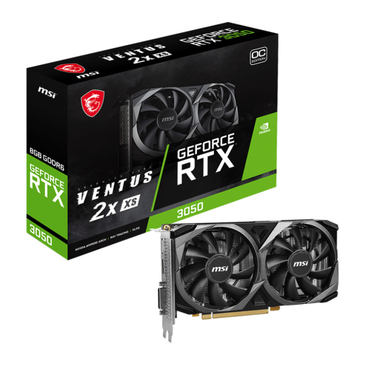 MSI RTX3050 VENTUS 2X XS 8G OC