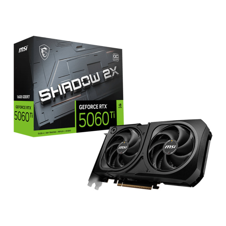 MSI RTX5060TI 16 SHADOW 2X OC+