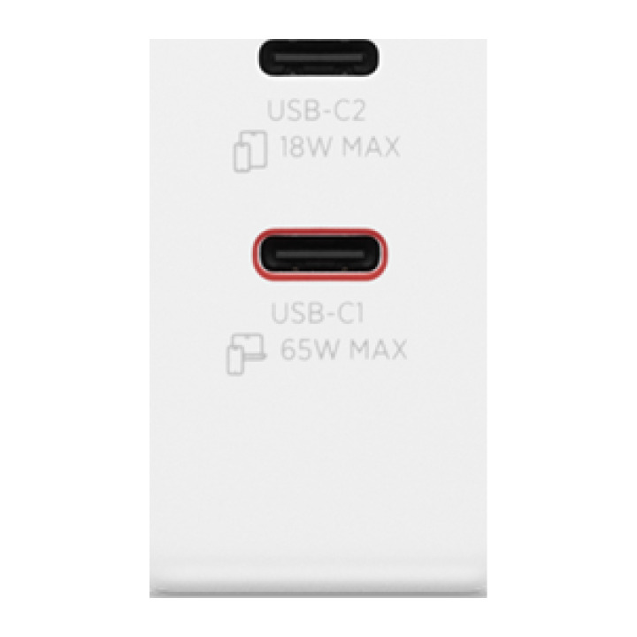 LENOVO DUAL 65W USB-C ADAPT WH