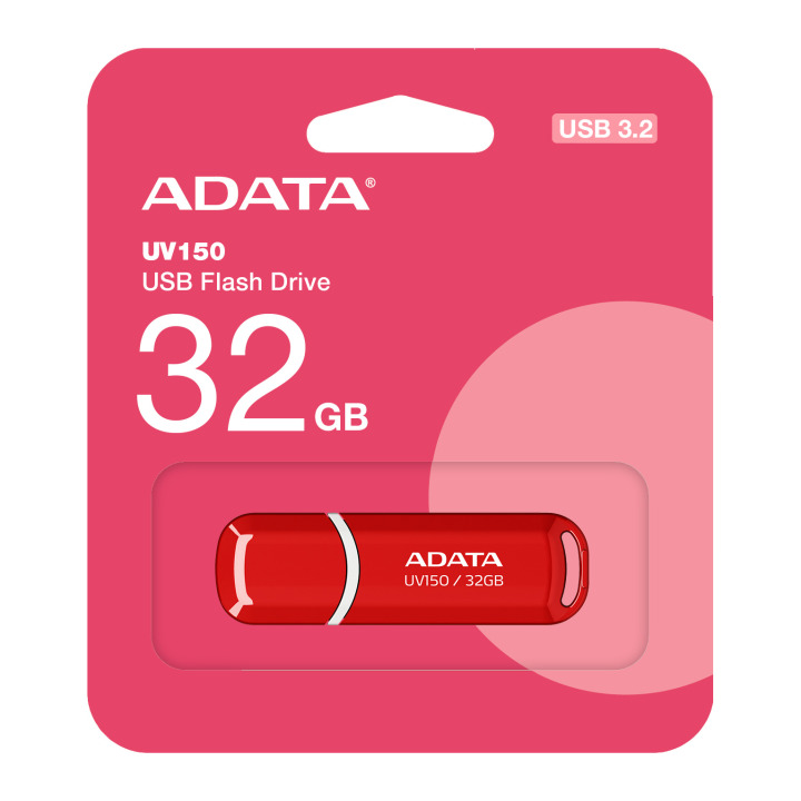 USB флаш памет 32GB USB3 UV150 ADATA RED