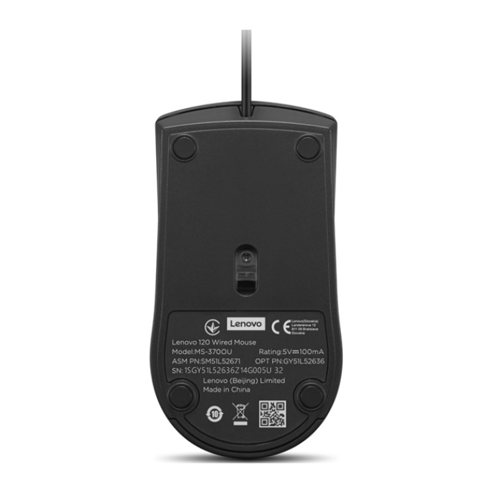 LENOVO 120 WIRED BLACK