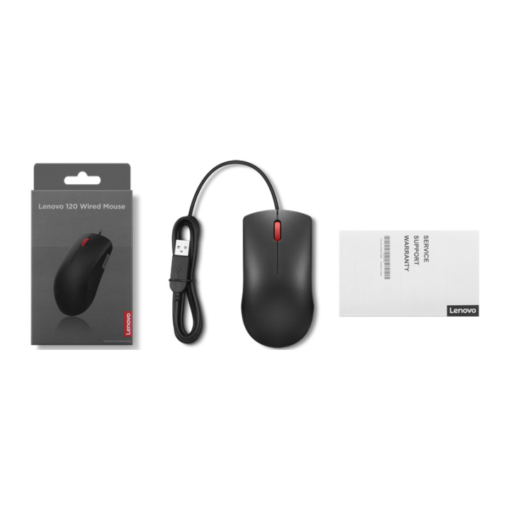 LENOVO 120 WIRED BLACK