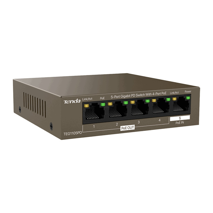 SWITCH TENDA TEG1105PD 5P GB