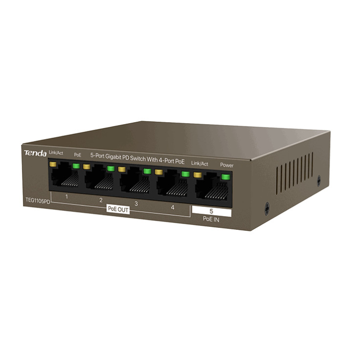 SWITCH TENDA TEG1105PD 5P GB