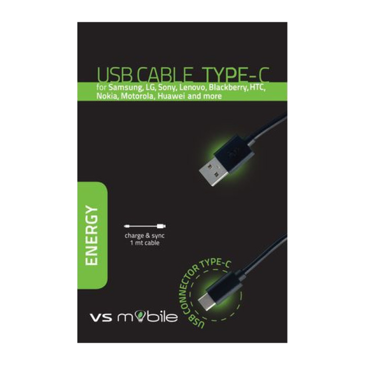 Meliconi VSM CABLE USB-A TO USB-C 1M