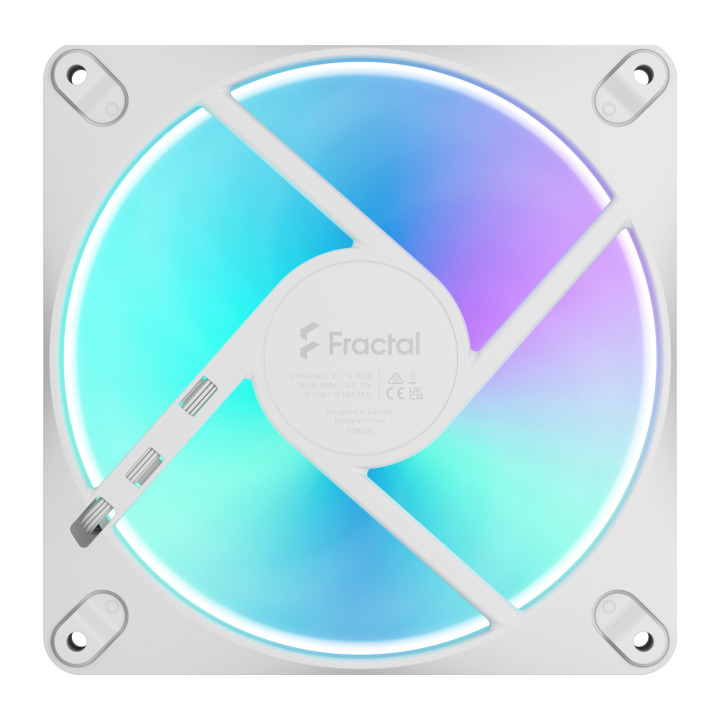 Fractal Design FD 140MM DYNAM3 RGB WHITE