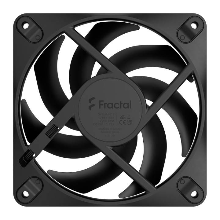 Fractal Design FD 120MM DYNAMIC3 REVERS BLACK