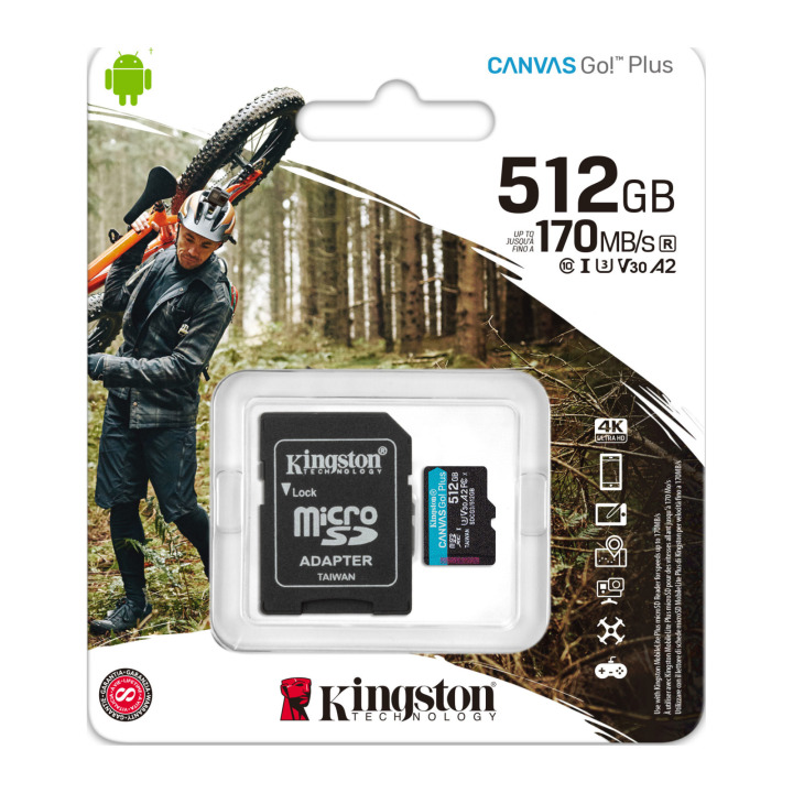 Kingston 512G SDMIC KINGST GO+ SDCG4