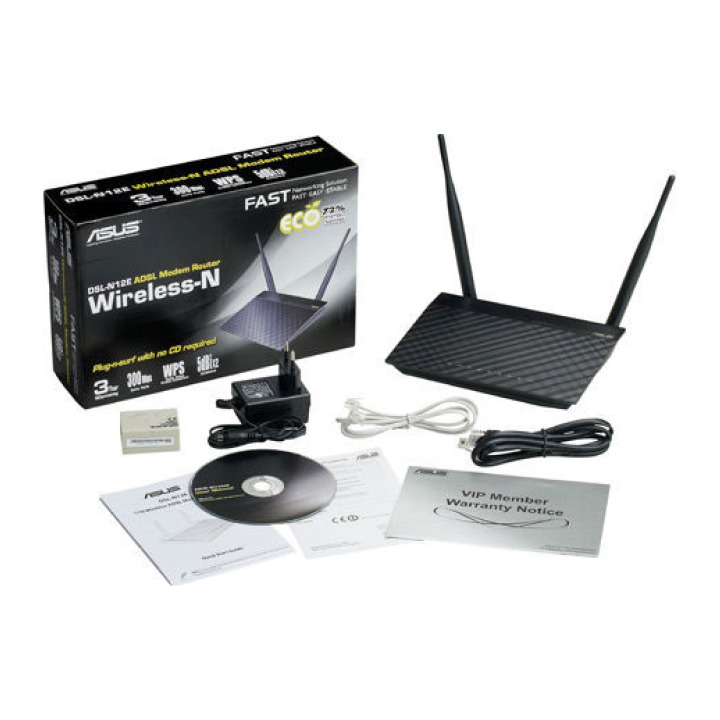 ASUS DSL-N12E ADSL WL N ROUTER