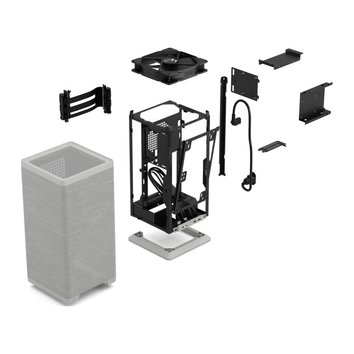 Fractal Design FD MOOD LIGHT GRAY MITX
