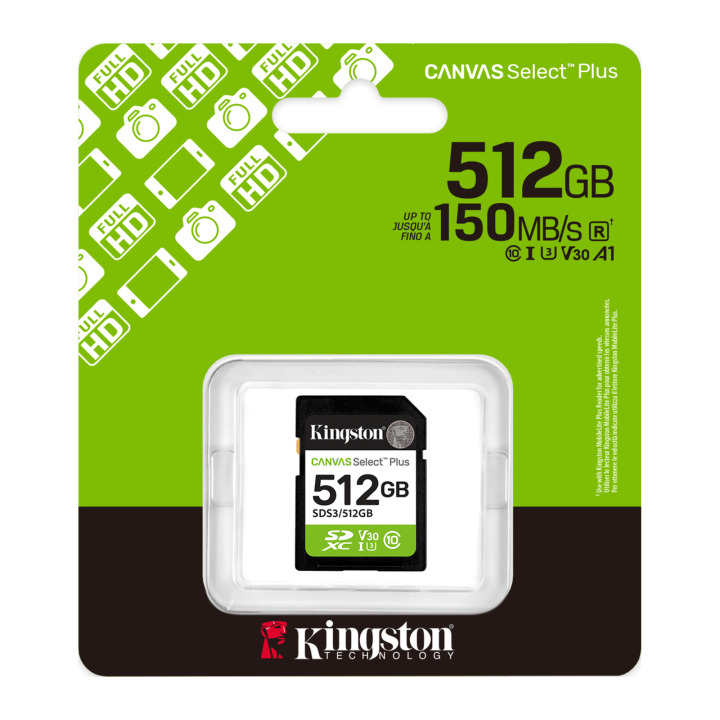 Kingston 512G SD KINGST SDS3