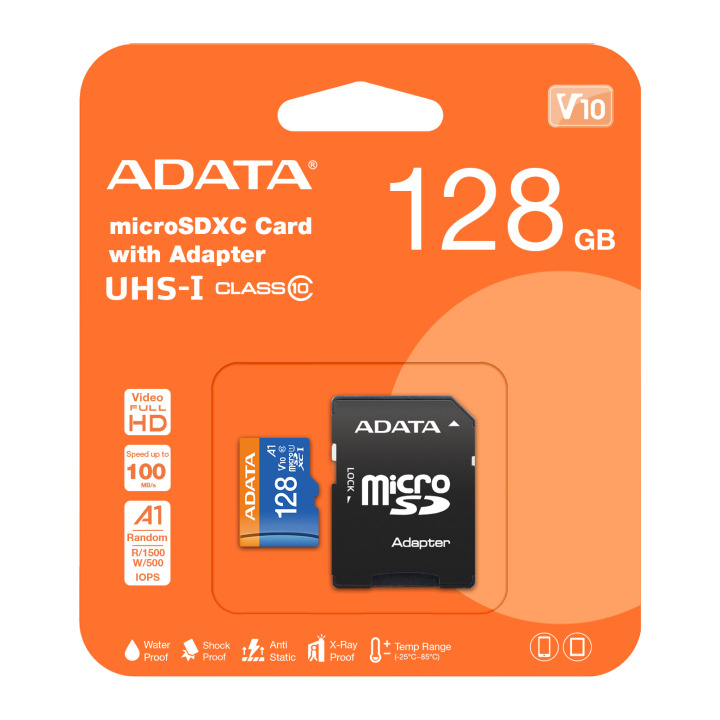 ADATA 128G SDXCM+A UHS-I CL10A1 ADAT