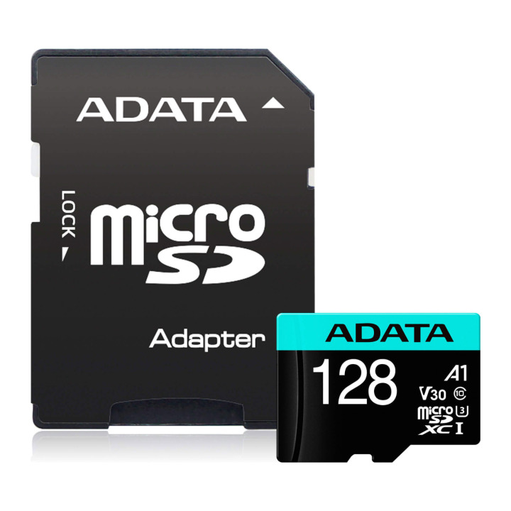 ADATA 128G MICROSDXC+AD U3 V30S ADAT