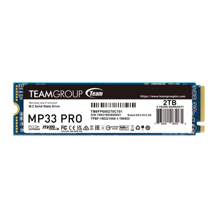 TEAM SSD MP33 PRO 2TB M2 PCI-E